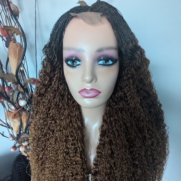 Human hair braided wig - Picture 3 of 6